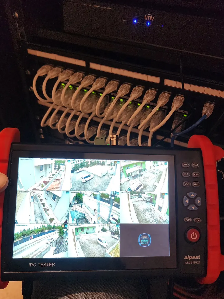 Sistem test ve izleme ekranı